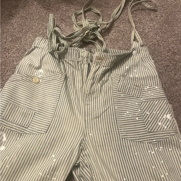 Free People Striped Casual overalls - Picture 3 of 5